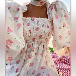 Sleeper Atlanta Dress in Roses